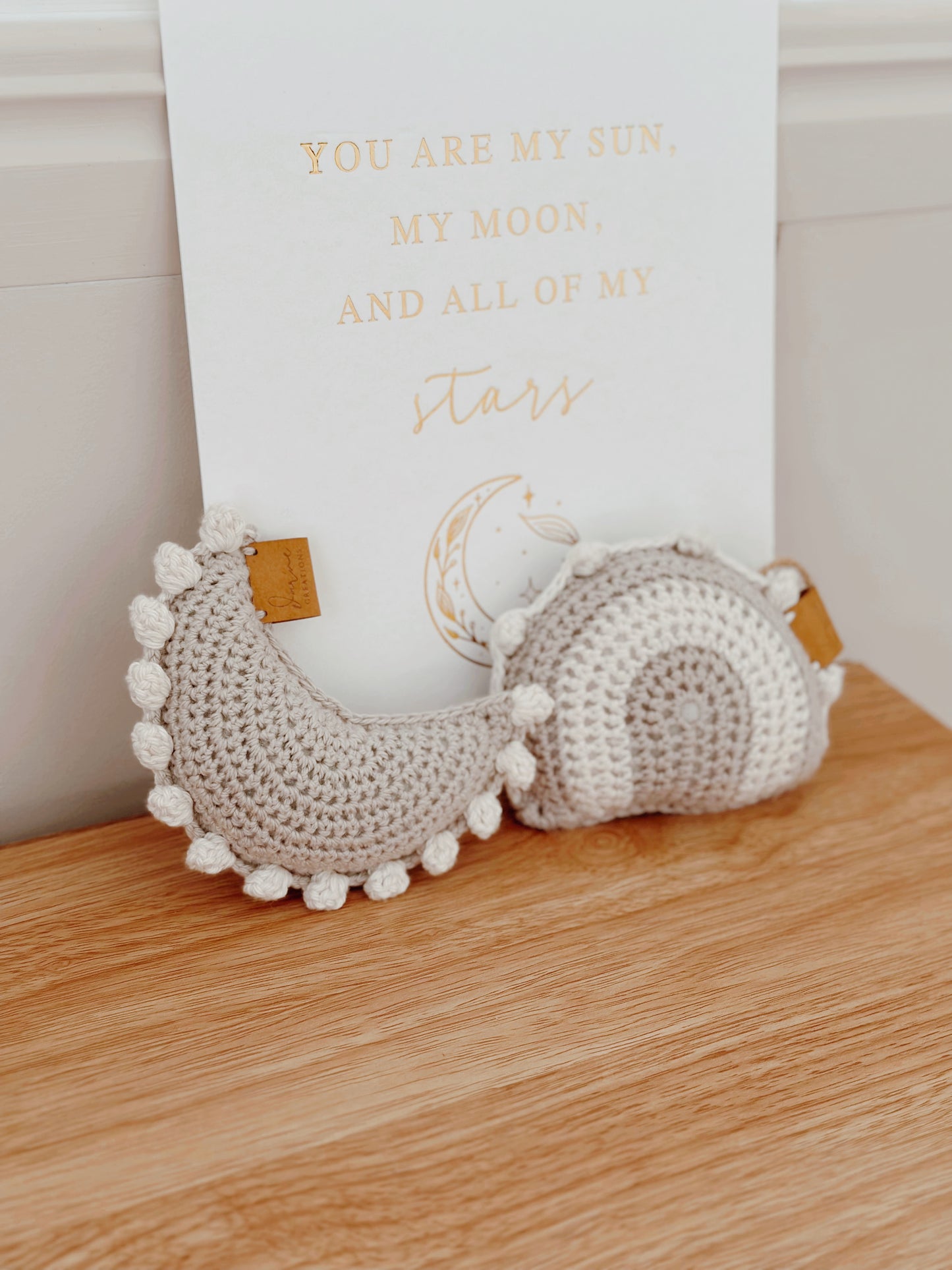 Boho Rattle Duo LATTE