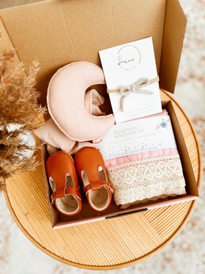 Welcome Little One, Baby Girl Gift Box