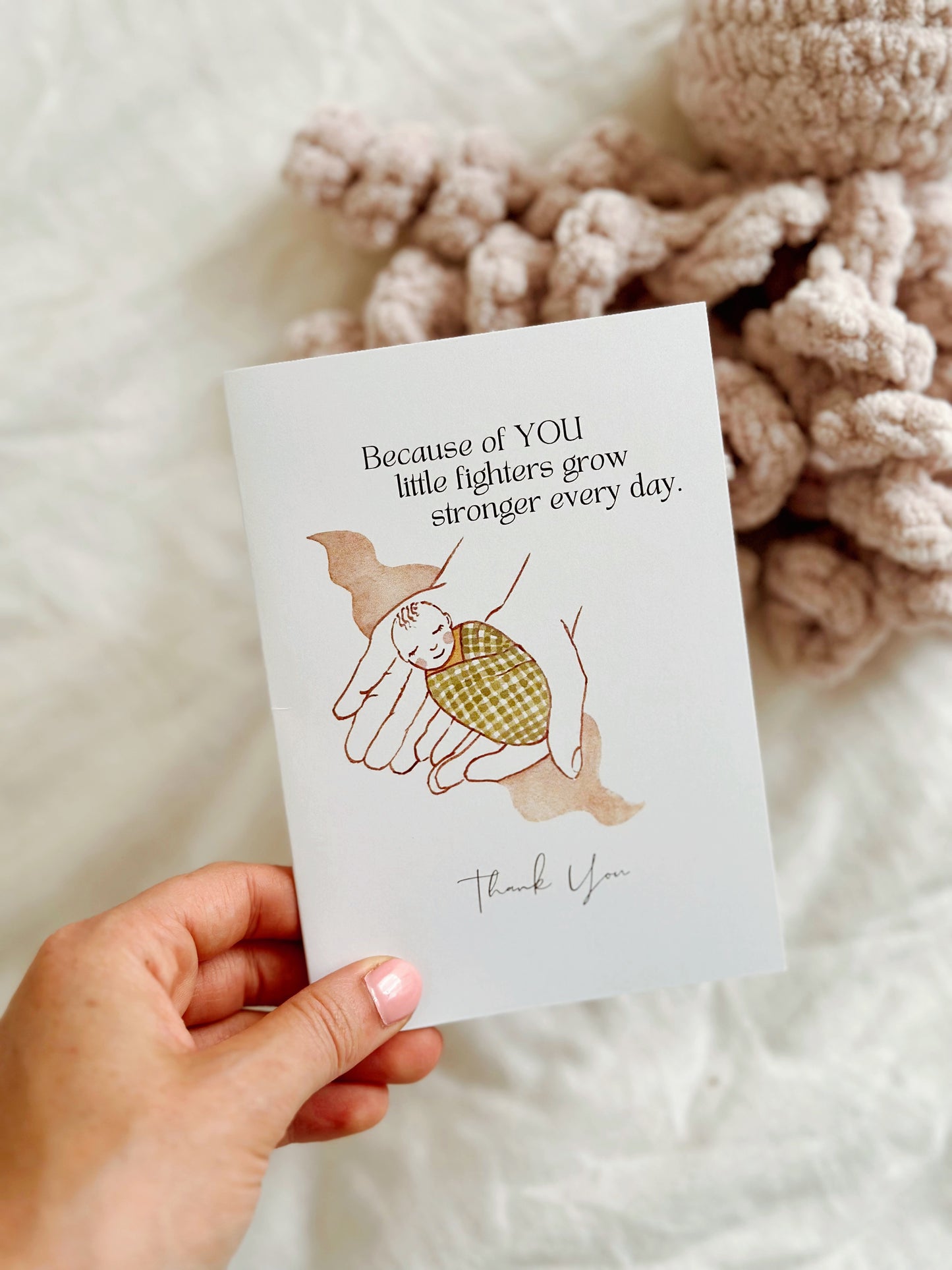Nurse/Doctor Thank you Greeting Card