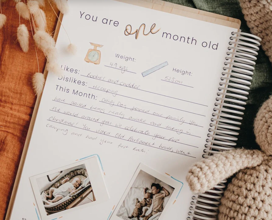 Your Story - A Wooden Baby Memory Book