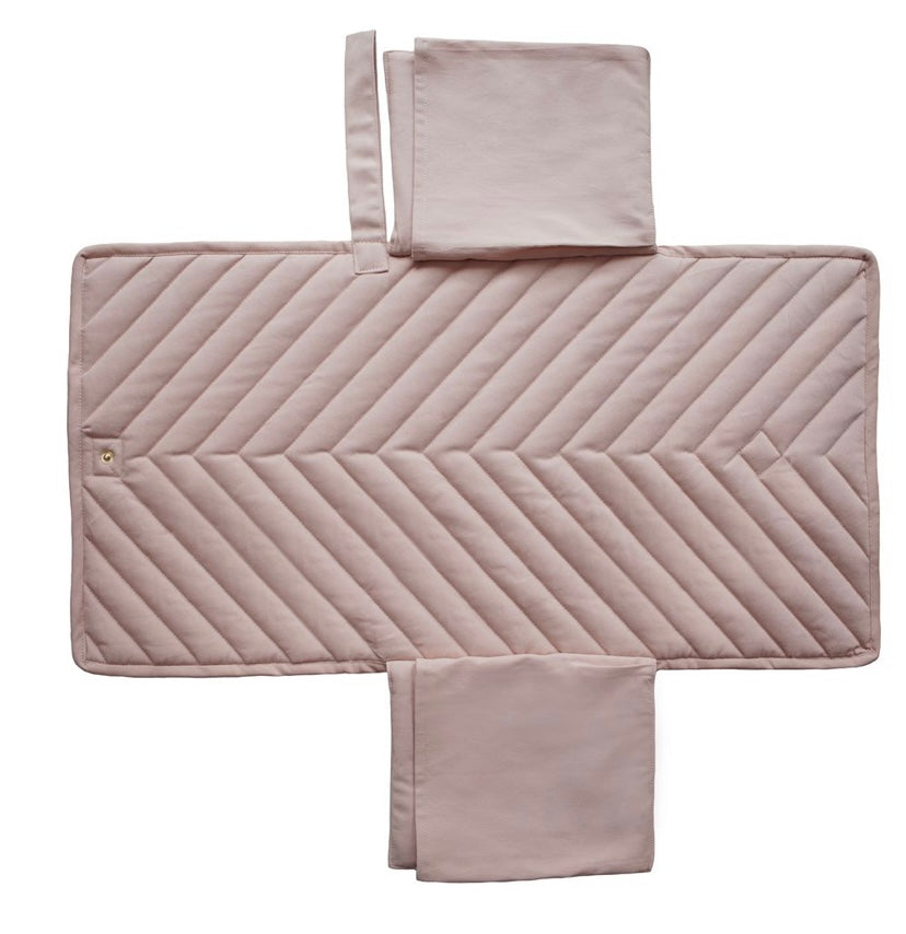 Mushie Portable Changing Pad BLUSH