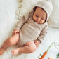 Organic Knitted Romper Frankie - OAT