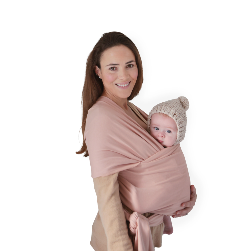 Mushie Baby Carrier Wrap - BLUSH